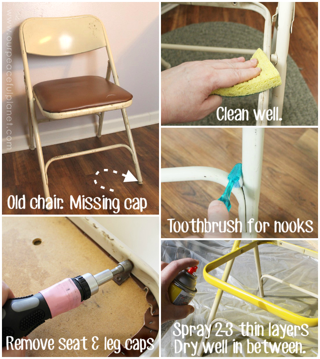 Do you have a piece of furniture that’s functional but ugly? This folding chair was one such item. I'll show you how I did a quick yet dramatic and inexpensive makeover that turned this icky item into something gorgeous!