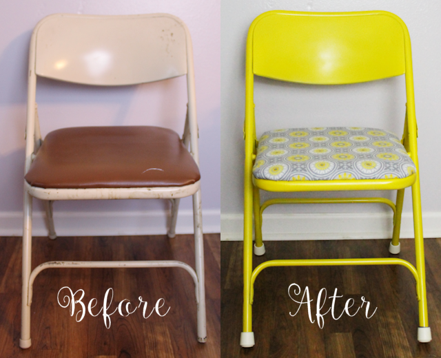 Do you have a piece of furniture that’s functional but ugly? This folding chair was one such item. I'll show you how I did a quick yet dramatic and inexpensive makeover that turned this icky item into something gorgeous!