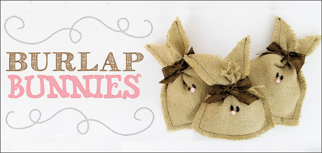 Burlap Bunnies DIY