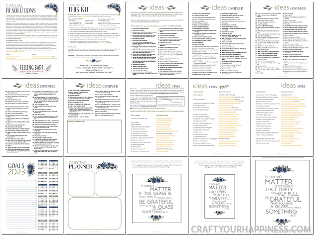 Looking for stress free New Year's Resolutions? Download our popular FREE 21 page Casual Resolutions Kit for 2023! We make goals fun!