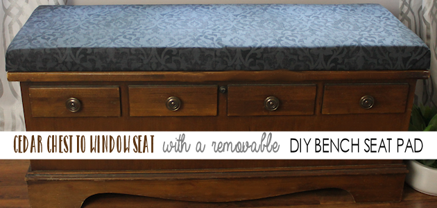 Turn a Cedar Chest Into a Window DIY Bench Seat
