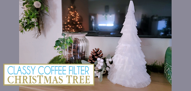 Classy Coffee Filter Christmas Tree