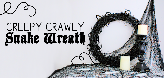 Creepy Crawly DIY Halloween Wreath