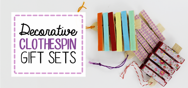 Decorative Gift Sets : Clothespin Crafts