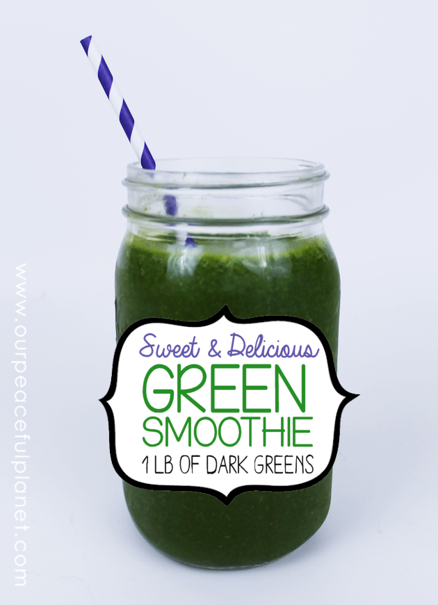 With our green smoothie recipe you'll learn how to easily take in large amounts of dark greens with one quick and delicious drink. Your body will love you!