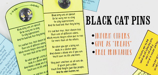 Dispel the Myth! Give Out DIY Lucky Black Cat Charms