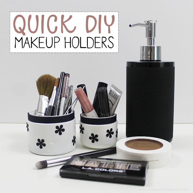 Just a quick project that shows how I used what I had to fill my own need for a small DIY makeup storage situation. Cost: nothing.