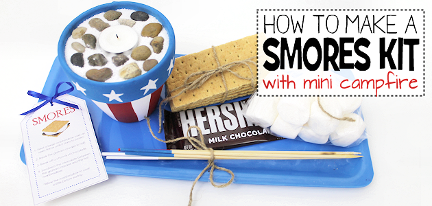DIY Smores Kit with Mini Campfire