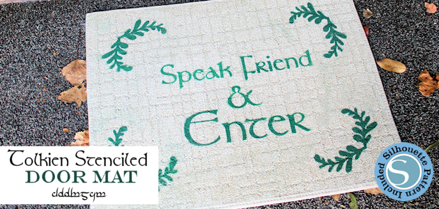 DIY Tolkien Custom Door Mat