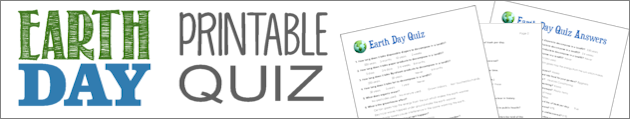Free Earth Day Printable Quiz