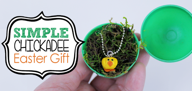 Easy Clay Chick Easter Gift