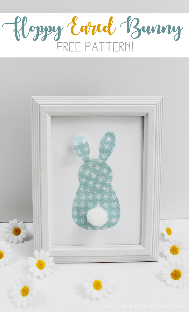 This year add a cute little floppy eared bunny to your Easter decorations. He takes 5 minutes to make with our free pattern and is also a wonderful gift. 