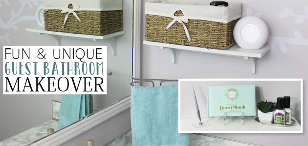 Fun & Unique Guest Bathroom Ideas & Makeover