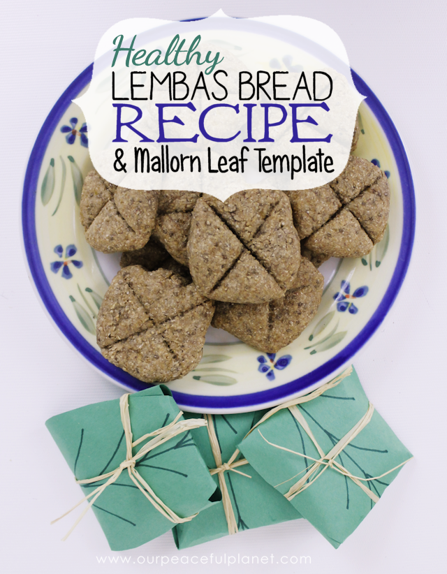 A simple and healthy Lembas bread recipe from Tolkien's Lord of the Rings. Comes with a free Mallorn leaf pattern to wrap your bread it. A tasty Elven food!