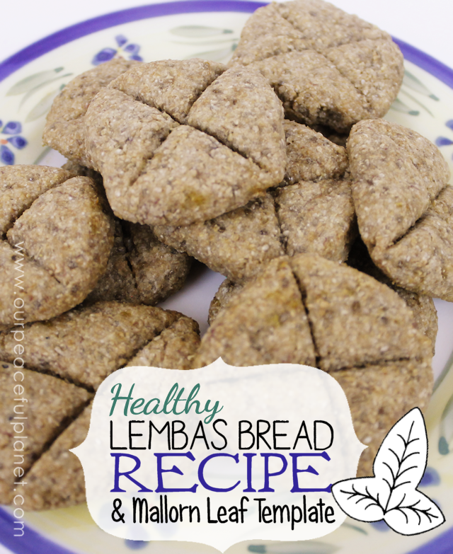 A simple and healthy Lembas bread recipe from Tolkien's Lord of the Rings. Comes with a free Mallorn leaf pattern to wrap your bread it. A tasty Elven food!