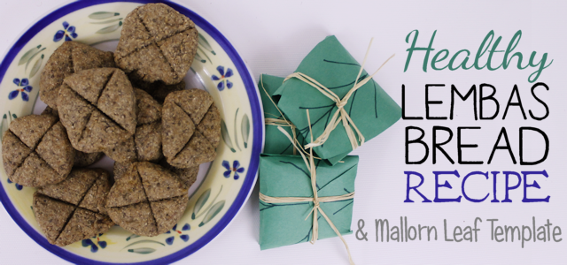Simple, Healthy Lembas Bread Recipe & Mallorn Leaf Template
