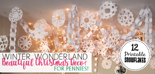 Make a Winter Wonderland for Pennies! Free Snowflake Patterns