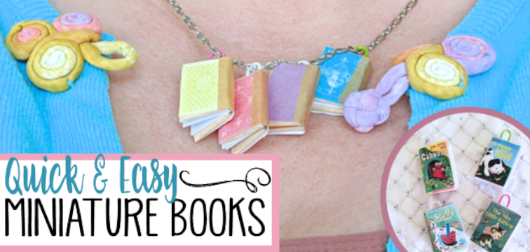 How to Make Miniature Books from Craft Sticks Quick & Easy