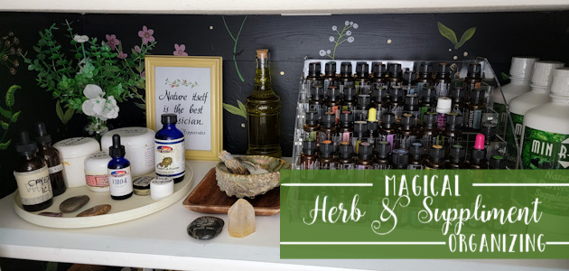 Organize Supplements in a Magical Herb Closet