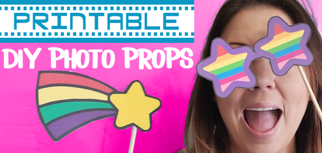 Simple DIY Photo Booth Props Printables