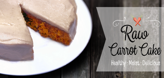 Healthy Raw Carrot Cake Recipe
