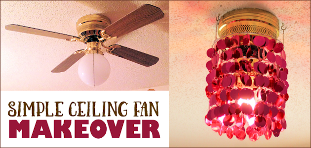 Simple Ceiling Fan Makeover