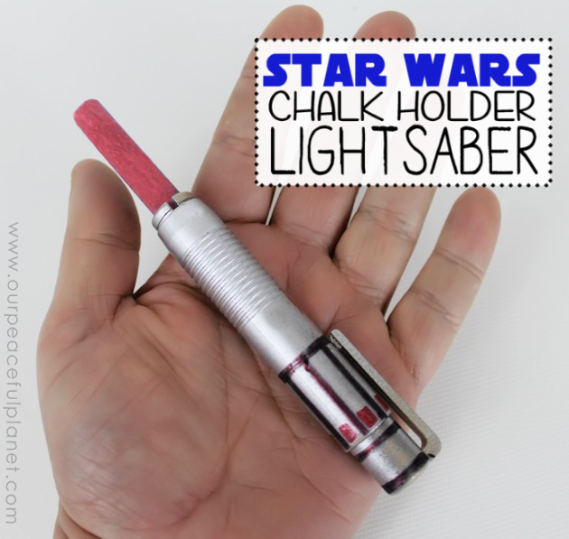 Make a Star Wars Family Command Center! Use our free printable quote and planets for magnets. Then you too can say "The Force is Strong in My Family"!