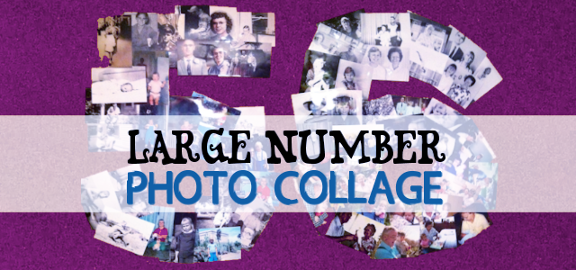 Unique Anniversary Gift : Large Photo Collage