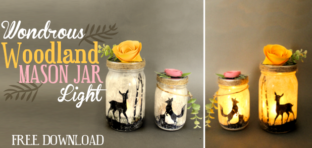 How to Make a Wondrous Woodland Mason Jar Light