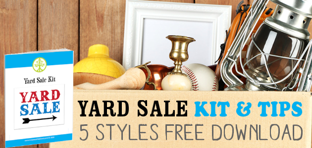 Yard Sale Kit & Tips : Declutter & Profit!